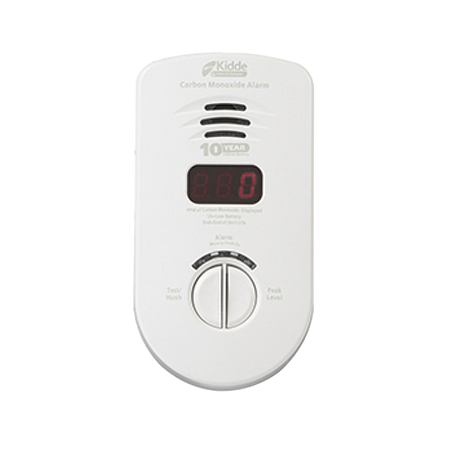 Alarma de Monoxido de Carbono 120 AC ? Batería 10 años ? Display ?Paquete de 3