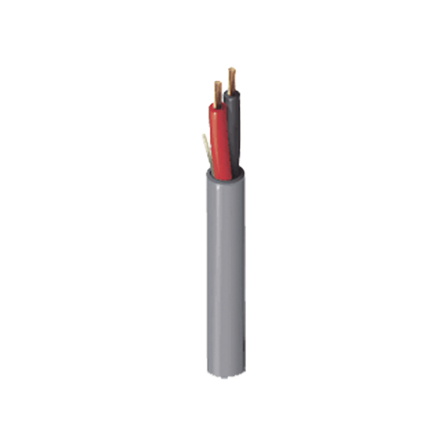 Bobina de 305 metros de cable / 2 x 16 AWG / Color Gris / Para aplicaciones multi propósito, seguridad, control de acceso, audio.