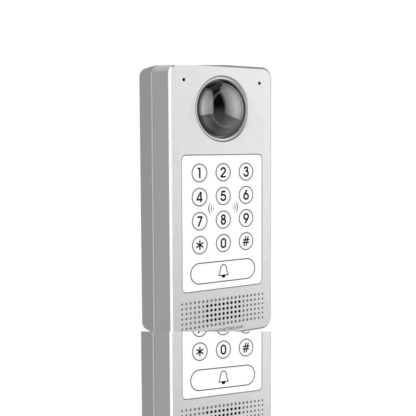 Videoportero IP (SIP) FISHEYE, apertura por código, Antivandálico, llamada y/o tarjeta, teclado retro-iluminación