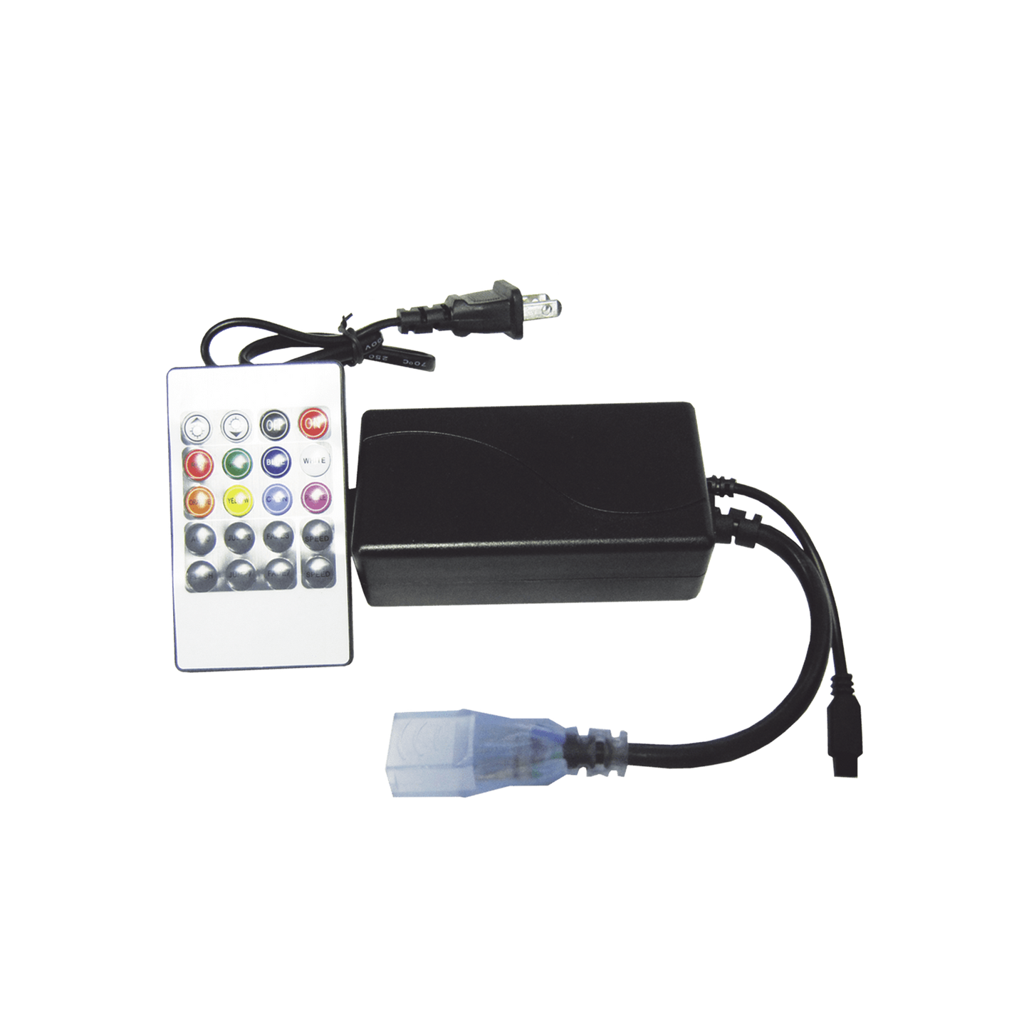 Adaptador de Manguera con Control Remoto para Manguera RGB.