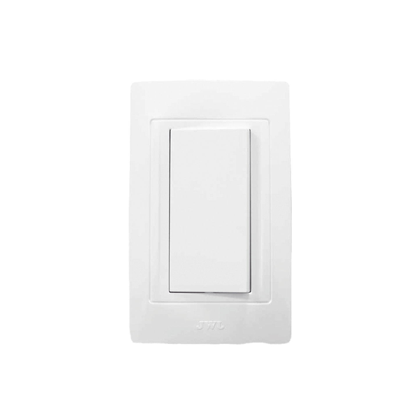 Placa con Interruptor Escalera 10 A/ 127 V CA ~ 60 Hz / 3 Módulos / Color Blanco.