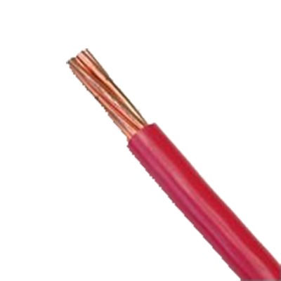 Cable Eléctrico 8 awg color rojo,Conductor de cobre suave cableado. Aislamiento de PVC, auto extinguible. BOBINA 100 MTS