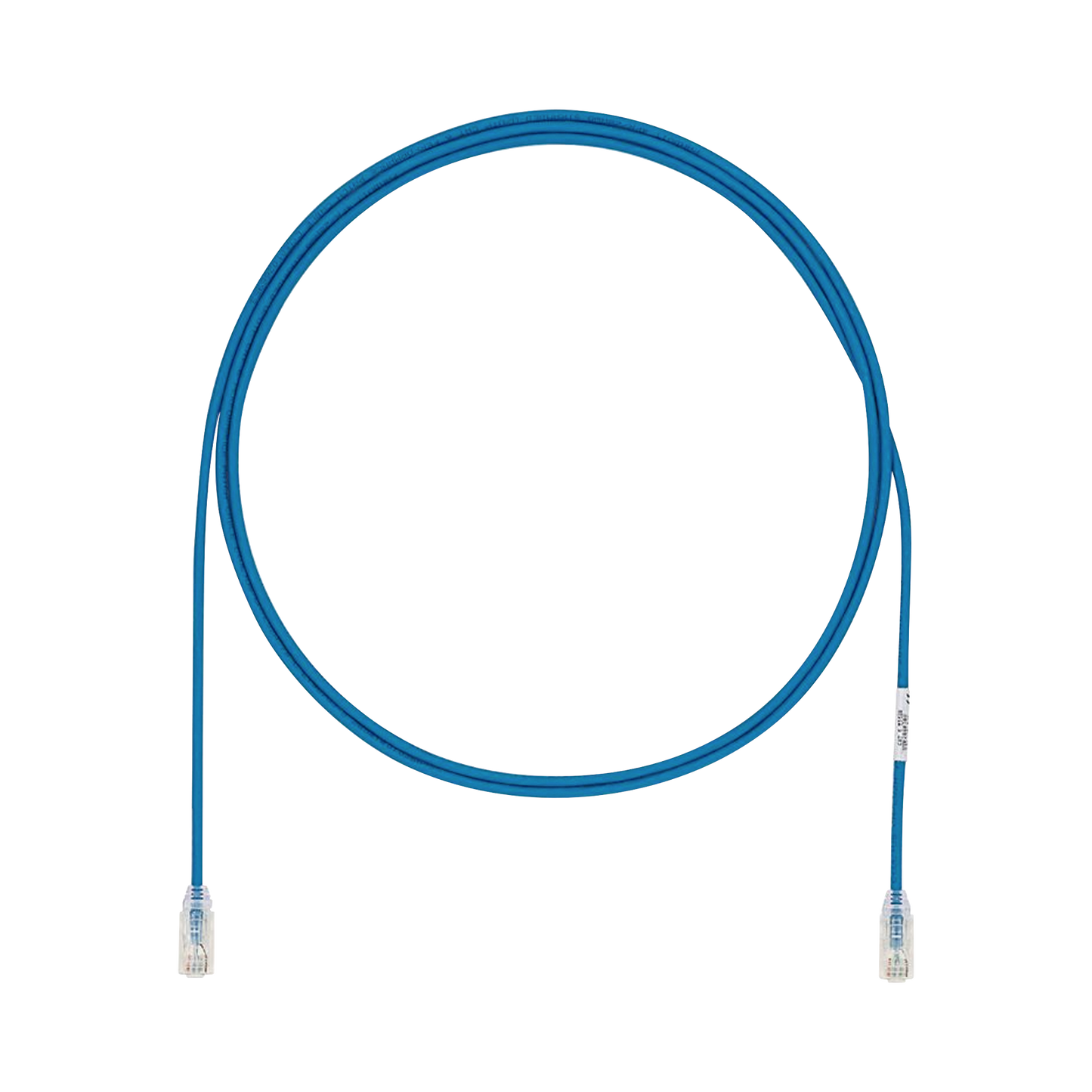 Cable de Parcheo UTP Cat6A, CM/LSZH, Diámetro Reducido (28AWG), Color Azul, 20ft