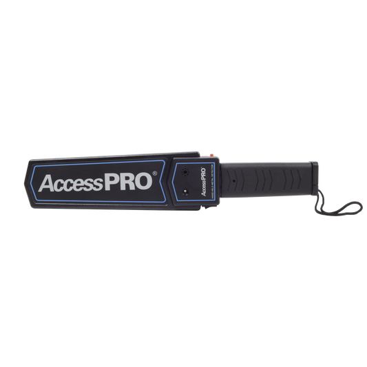 Detector de Metal Portátil para Objetos Pequeños / Protección IP31 / Indicador LED / Vibración y Alarma Audible Simultanea / Para Inspección a Detalle