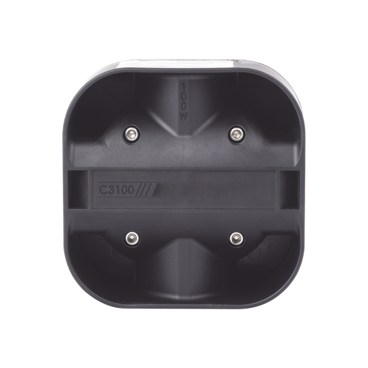 Bocina Compacta de Uso Rudo, 100 Watts de Potencia, Ideal Para Vehículos de Encubierto, Con Soporte Universal, 11 Ohms de Impedancia