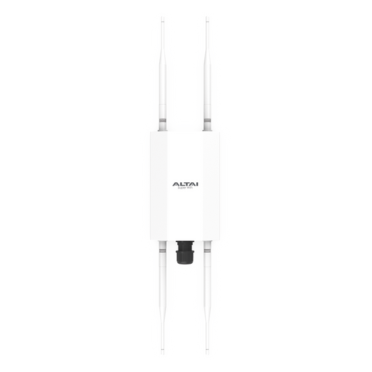 Punto de Acceso Súper WiFi 6 y PTMP para Exterior, Hasta 250 m de Cobertura, Doble Banda Simultanea, 574 Mbps en 2.4 GHz y 1.2 Gbps en 5GHz, 256 Usuarios Concurrentes  por Banda