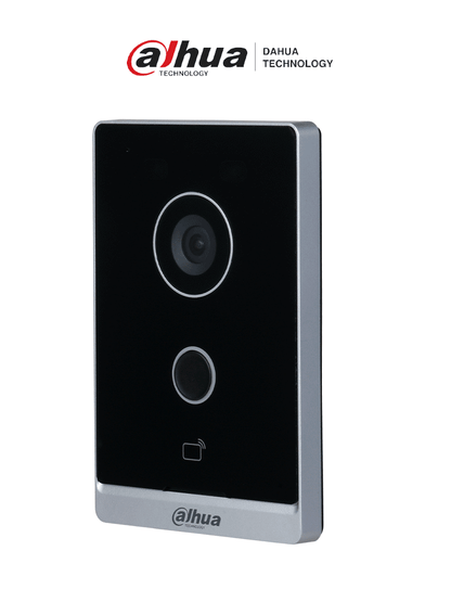 DAHUA VTO2211G-WP - Frente de Calle WiFi para Videoportero IP ultradelgado y estético. Cámara de 2MP con ángulo de 125°. Permite apertura desde app