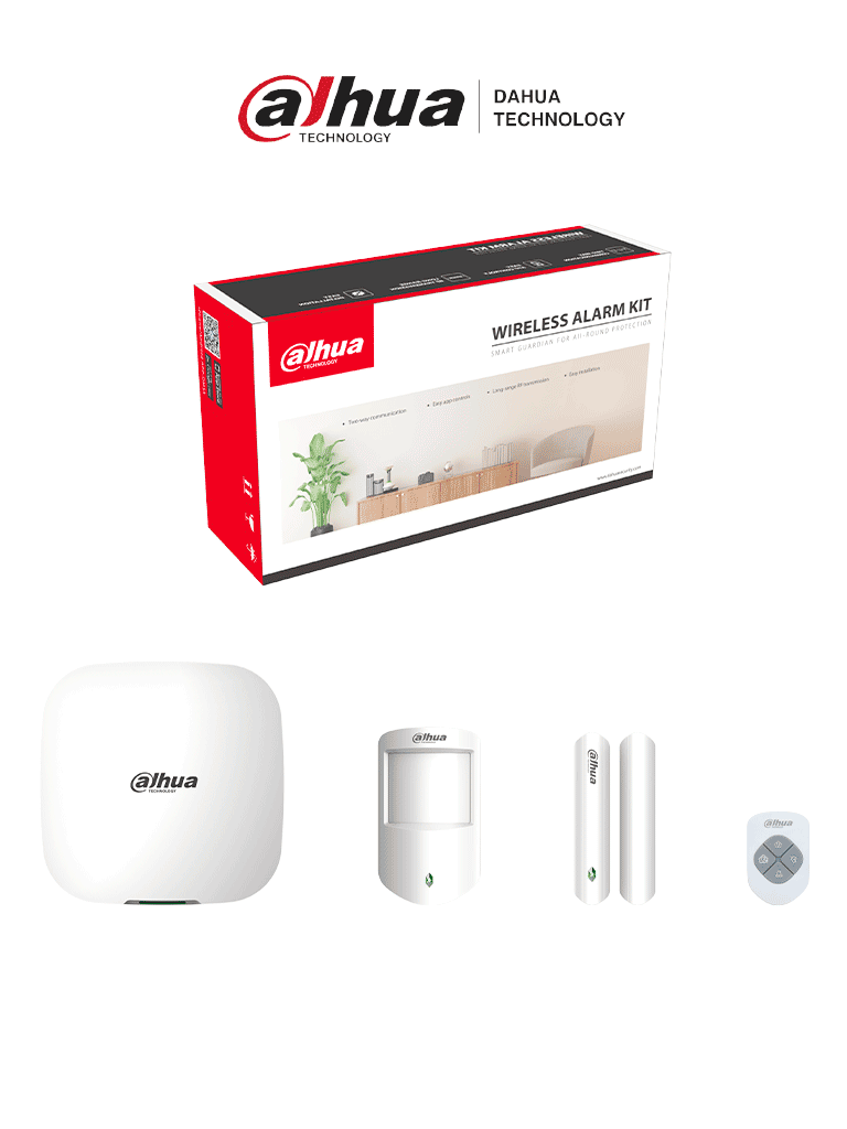 DAHUA DHI-ART-ARC3000H-03-W2 - KIT WiFi, incluye Panel, PIR.