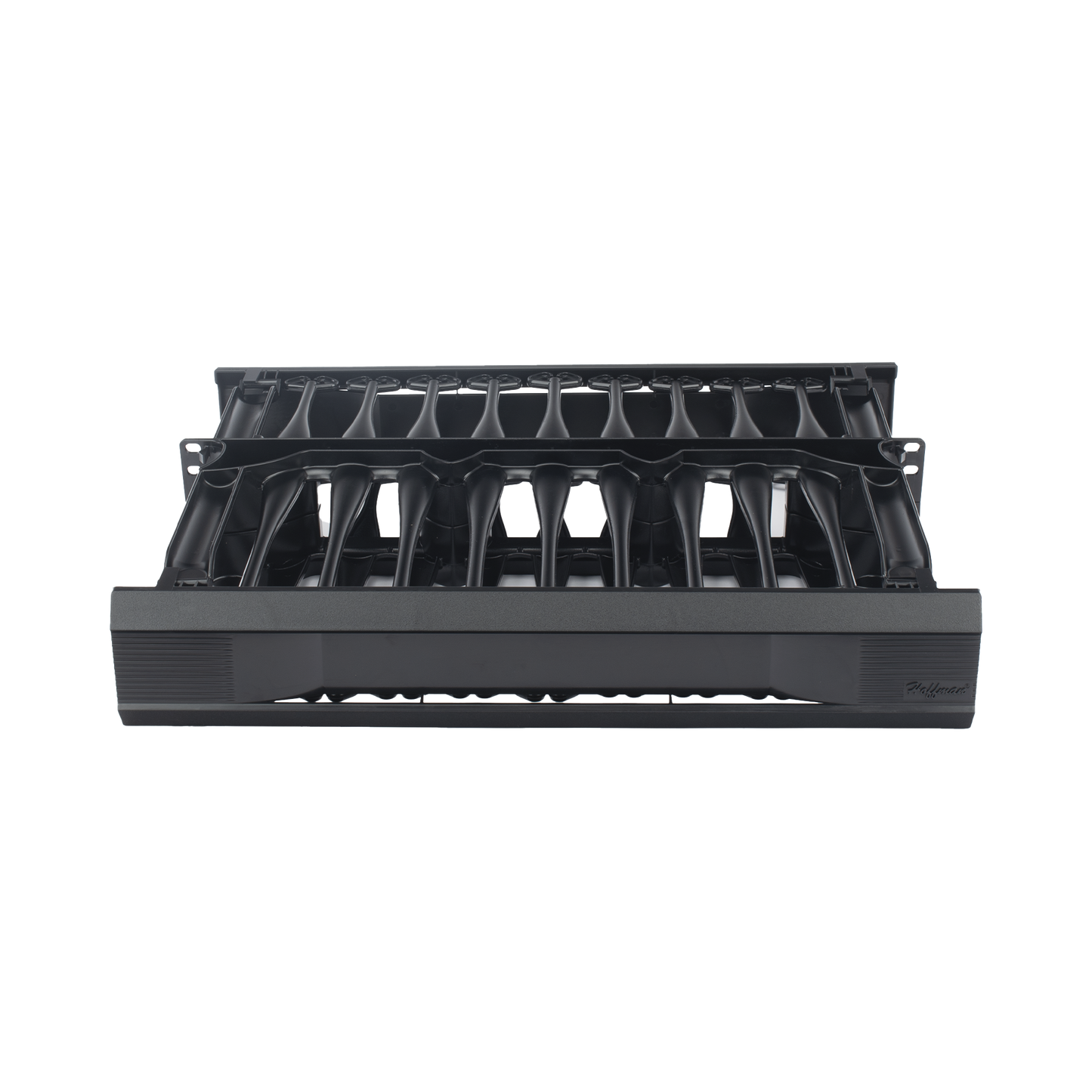 Organizador de Cables Horizontal CableTek, Sencillo (Solo Frontal), Para Rack de 19in, 2UR