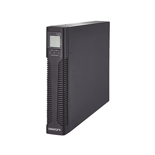 UPS de 3000VA/2700W / Topología On-Line Doble Conversión con Baterías Internas / Entrada y Salida de 120 Vca  / Pantalla LCD Configurable / Formato Rack/Torre