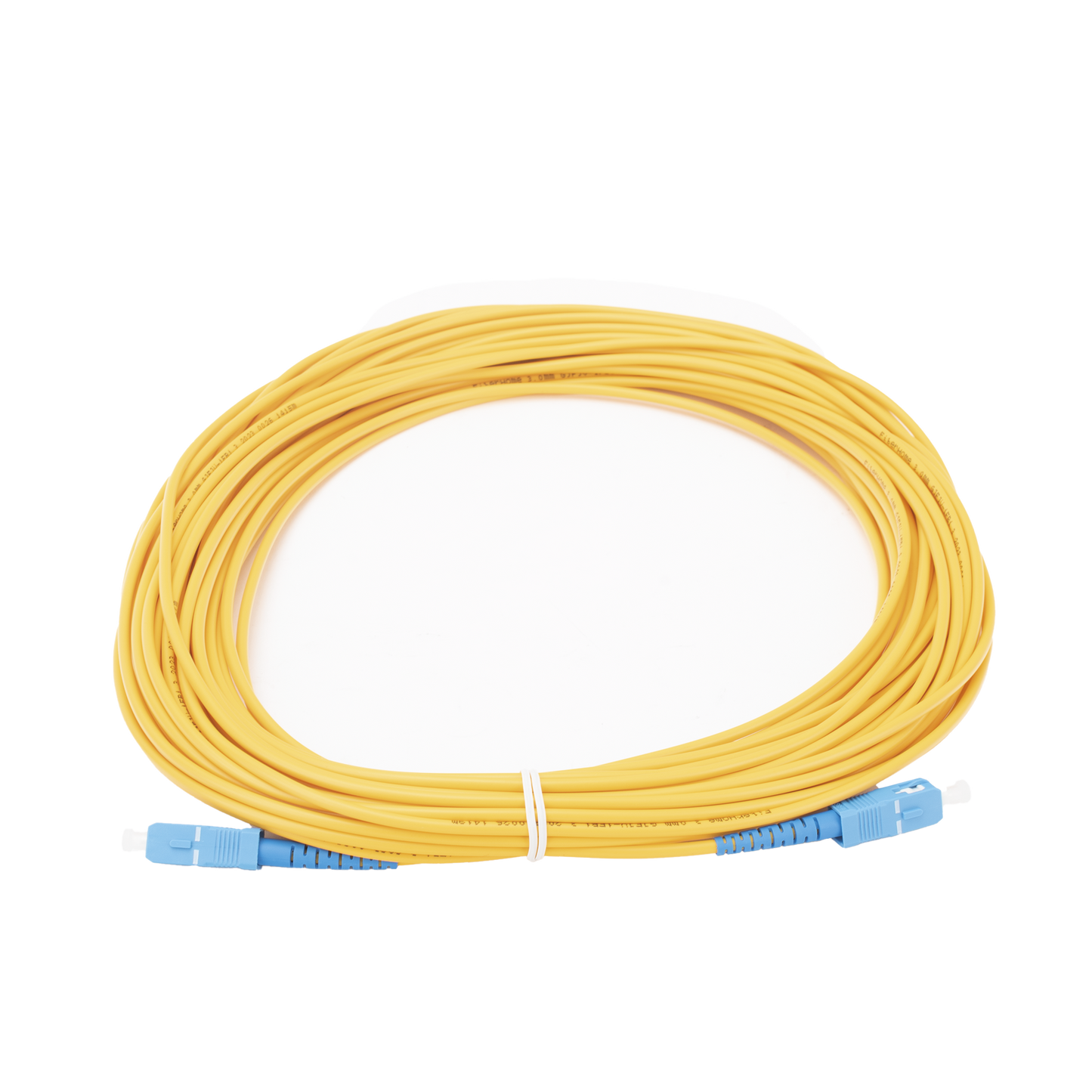Jumper de Fibra Óptica Monomodo SC/UPC-SC/UPC Simplex de 20 metros,  3mm