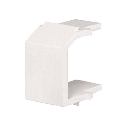 Módulo de tapa ciega (Inserto Ciego), Tipo Keystone, Color Blanco, 1 Pieza