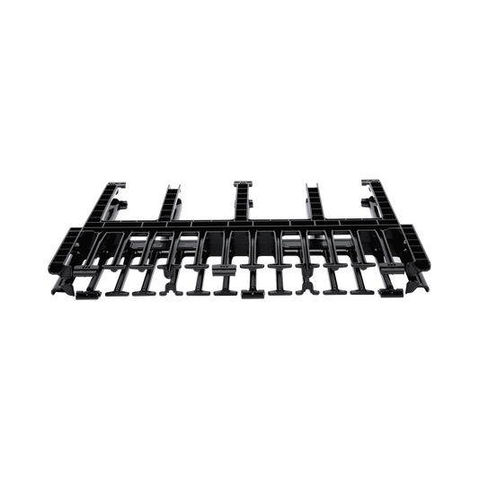 Organizador de Cables Horizontal NetManager de Alta Densidad, Doble (Frontal y Posterior), Para Rack de 19in, 1UR