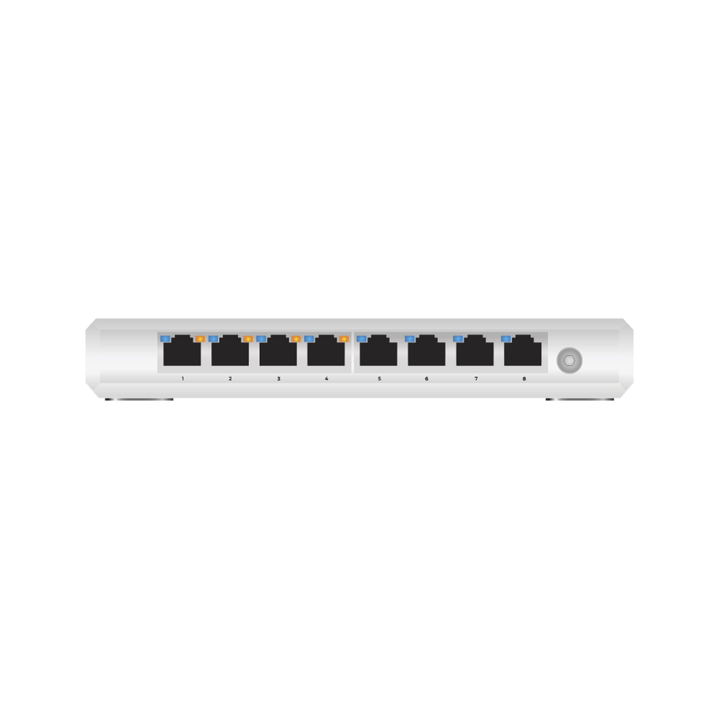 Switch Gigabit PoE+ Administrable / 8 puertos 10/100/1000 Mbps (4 de ellos PoE+ 802.3af/at) / Hasta 60W / Administración nube gratuita / Presupuesto de 60W