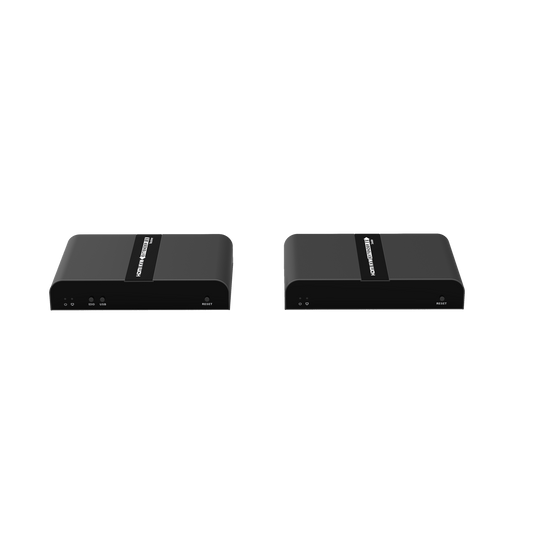 Kit extensor KVM (HDMI y USB 2.0) hasta 100 metros / Resolución 4K @ 60 Hz / Cat 6/6A/7 / CERO LATENCIA / Salida Loop / Soporta Switch Gigabit para control KVM múltiple / Soporta hasta 253