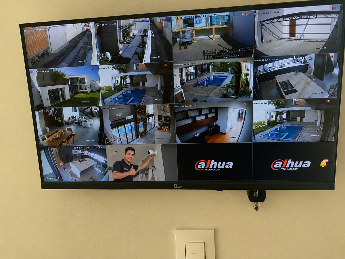 Kit de 4 Cámaras de Seguridad Dahua 2 MP con Instalación en Puebla