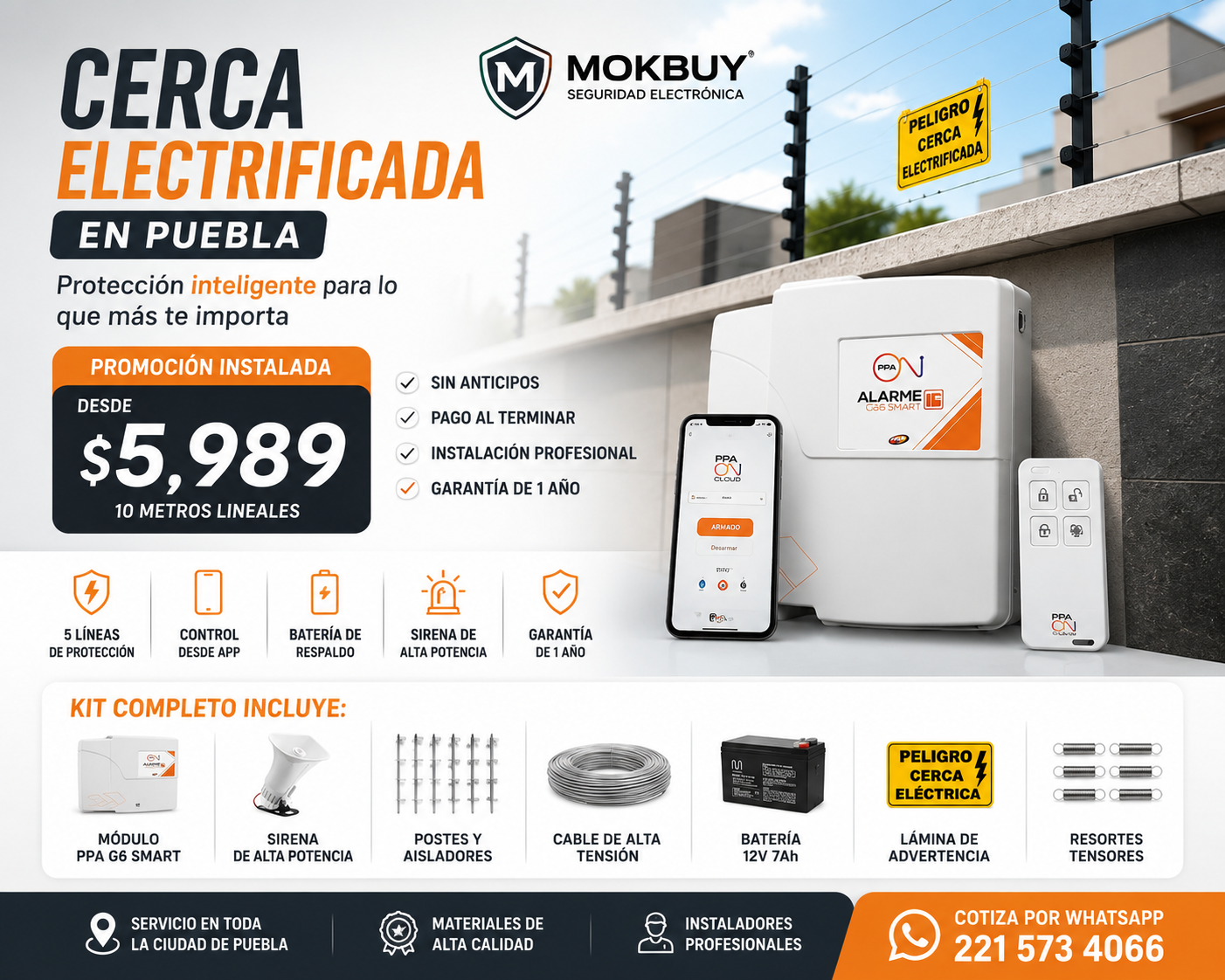 Promoción Cerca Electrificada Puebla