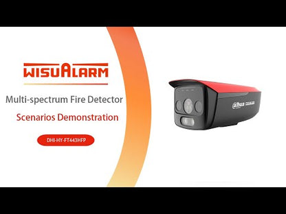 DAHUA WISUALARM HY-FT431LFP-Cámara IP Térmica Detección de Fuego de 4MP