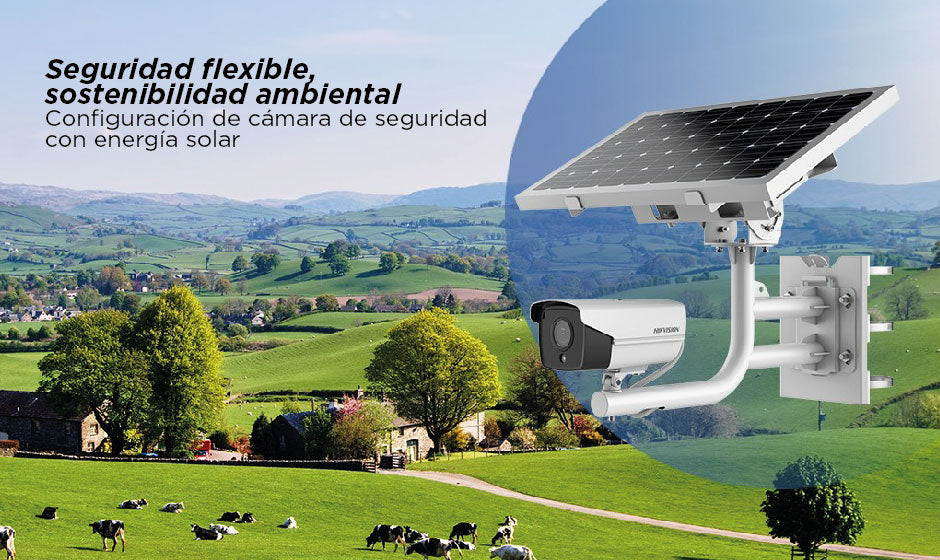 Kit Solar IP All in One / Doble Detección (Radar + PIR) / Bala IP 4 Megapixel / Lente 4 mm / Panel Solar / Batería de Respaldo de Litio 10Ah (Hasta 11 Días) / Conexión 4G / Audio de Dos Vías / Accesorios de Inst. / Direc